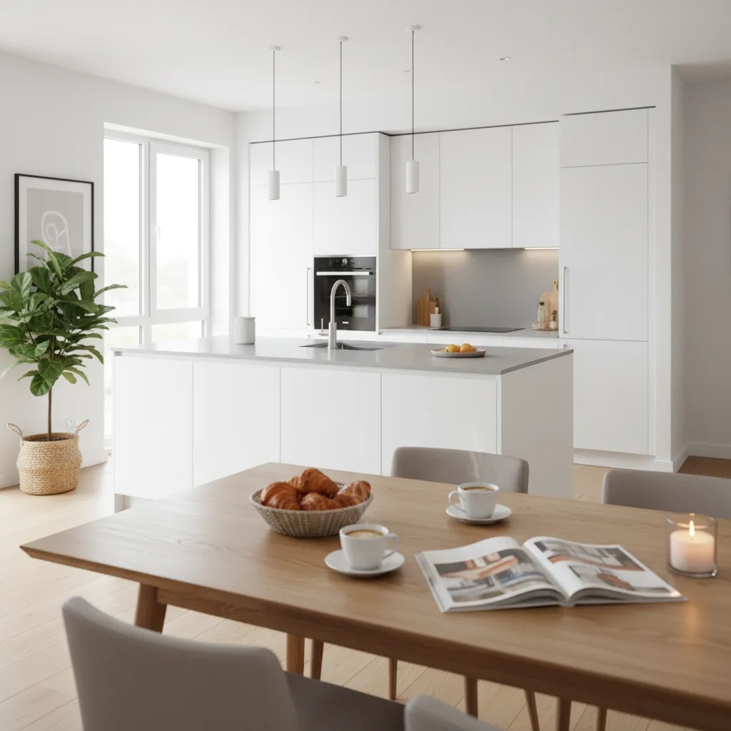 Öppna upp vägg för fönster samt mellan kök & vardagsrum